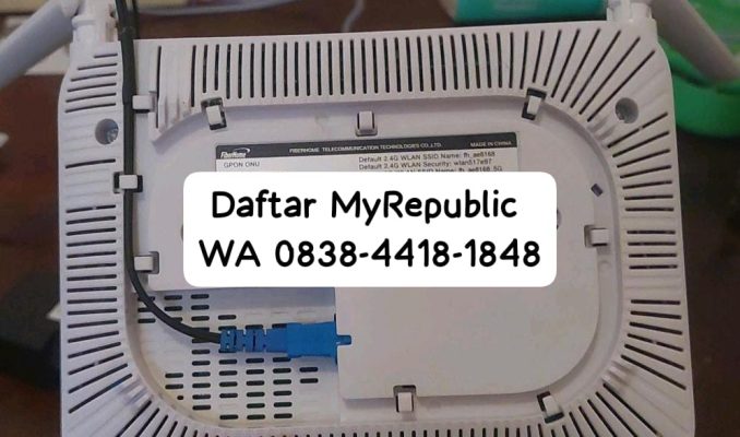 Berlangganan WIFI MyRepublic