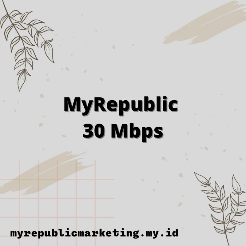 MyRepublic 30 Mbps