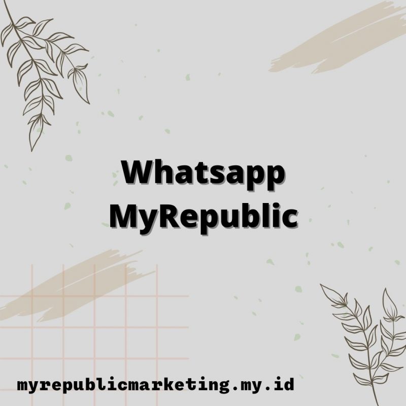 Whatsapp MyRepublic