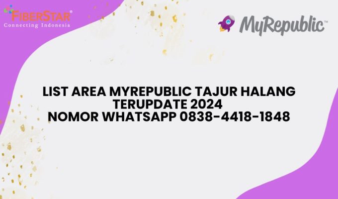 List Area MyRepublic Tajur Halang