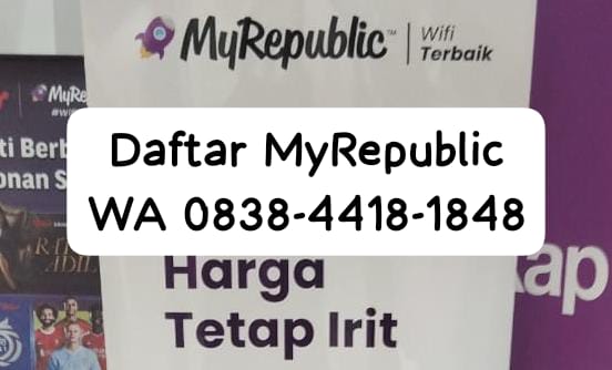 Pasang WIFI MyRepublic Area Bandung