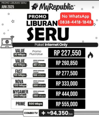 Paket Streaming MyRepublic